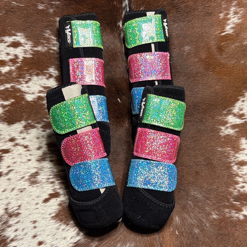 New Professionals Choice Sport Boots - Black, Pink, Green and Blue